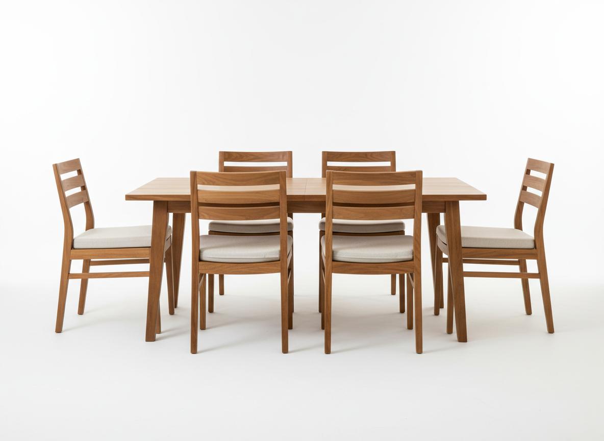 Teak Dining Set (6-Seater)