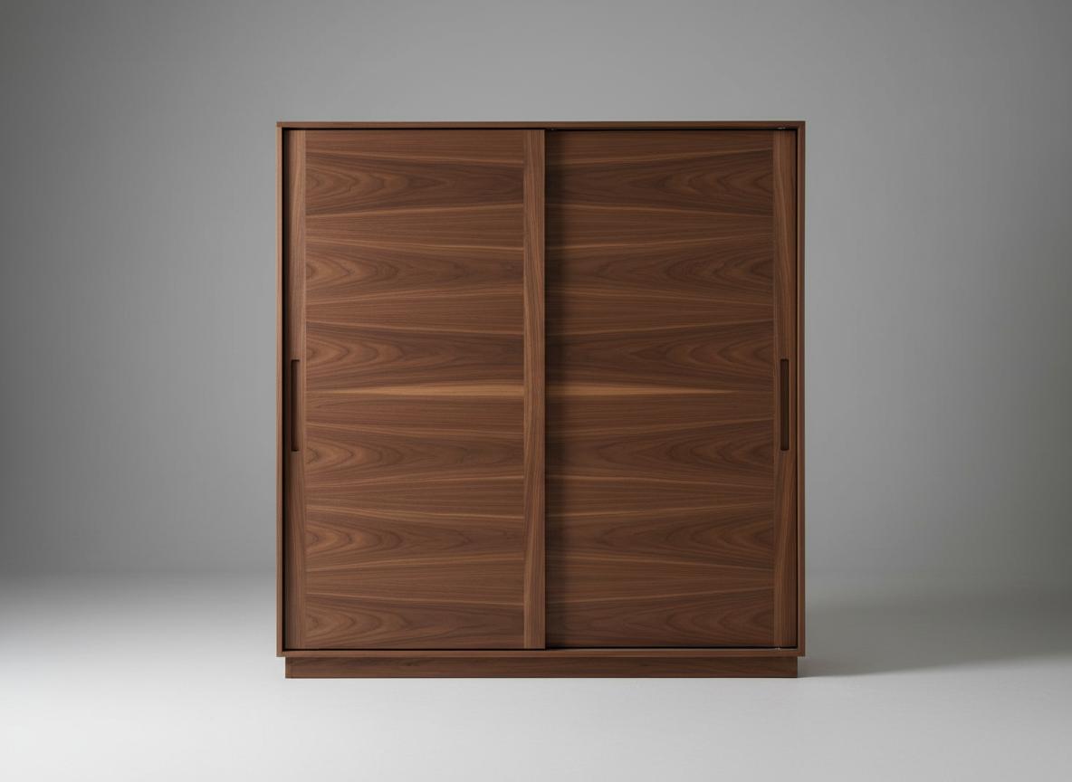 Walnut Sliding Wardrobe