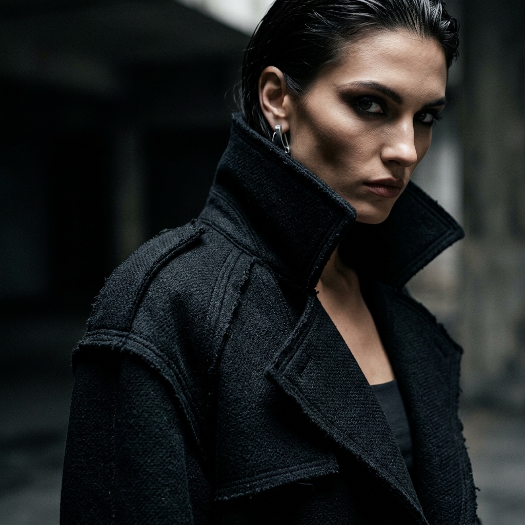 Noir Trench Coat